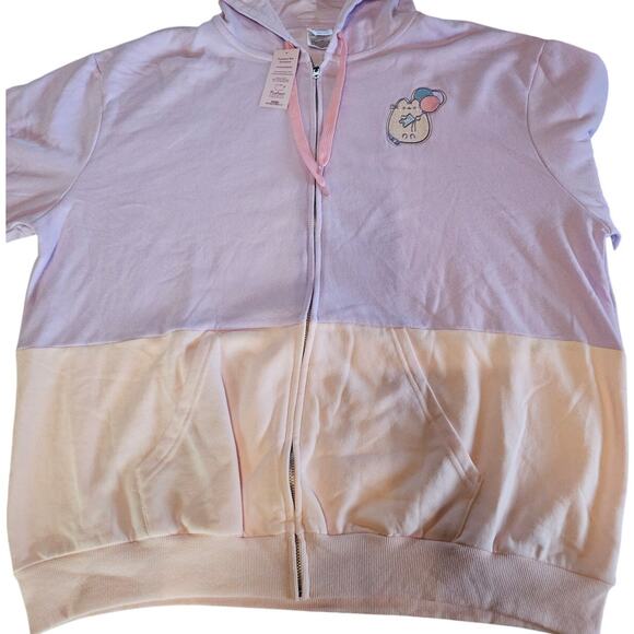 Pusheen Box Exclusive Zip Kawaii Hoodie Spring 2025 Carnival Pink Purple 3XL - Picture 5 of 11